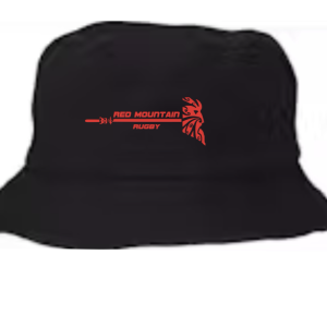 Red Mountain Bucket Hat (Black) (XXL)